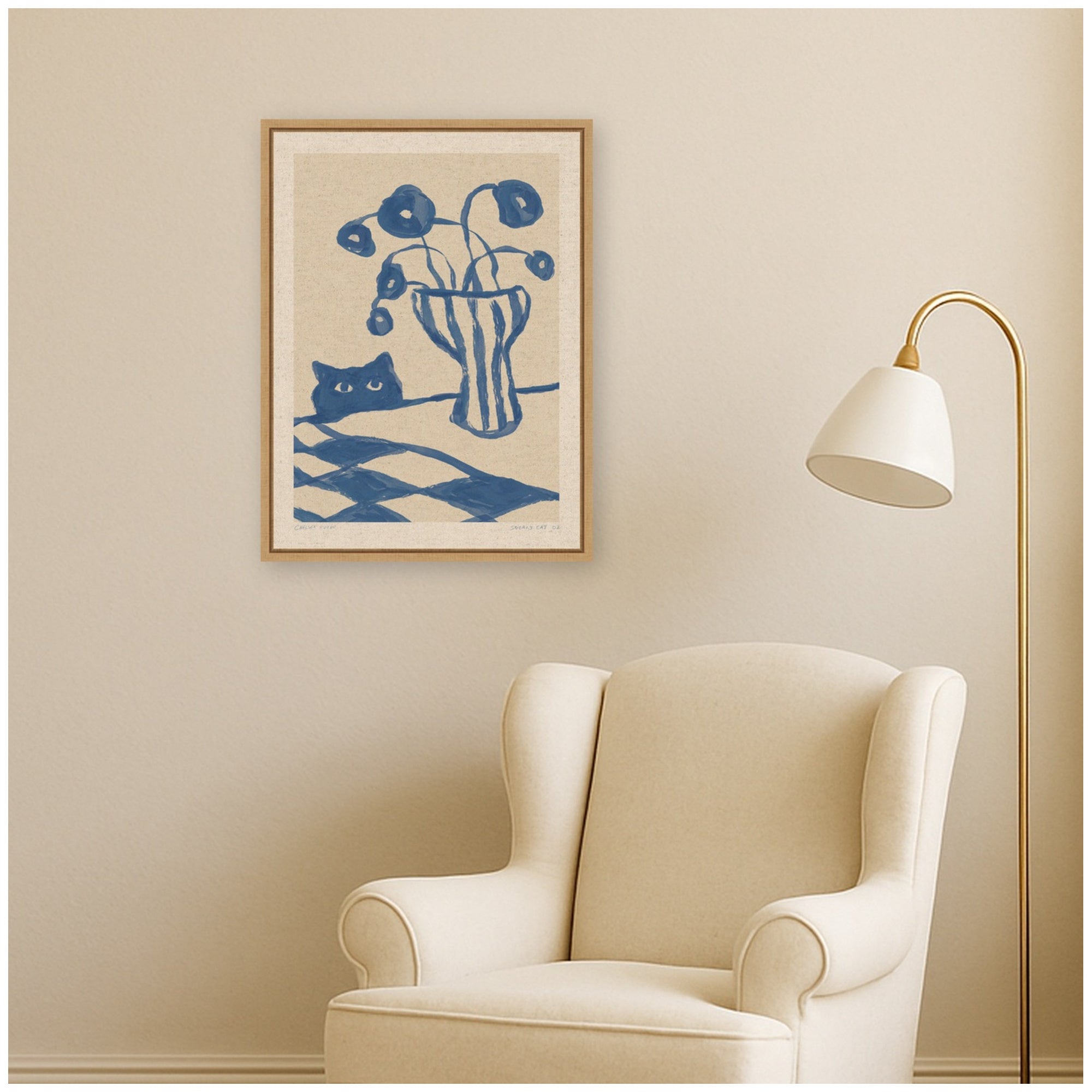 Framed Canvas 18x24 Sylvie Natural 5