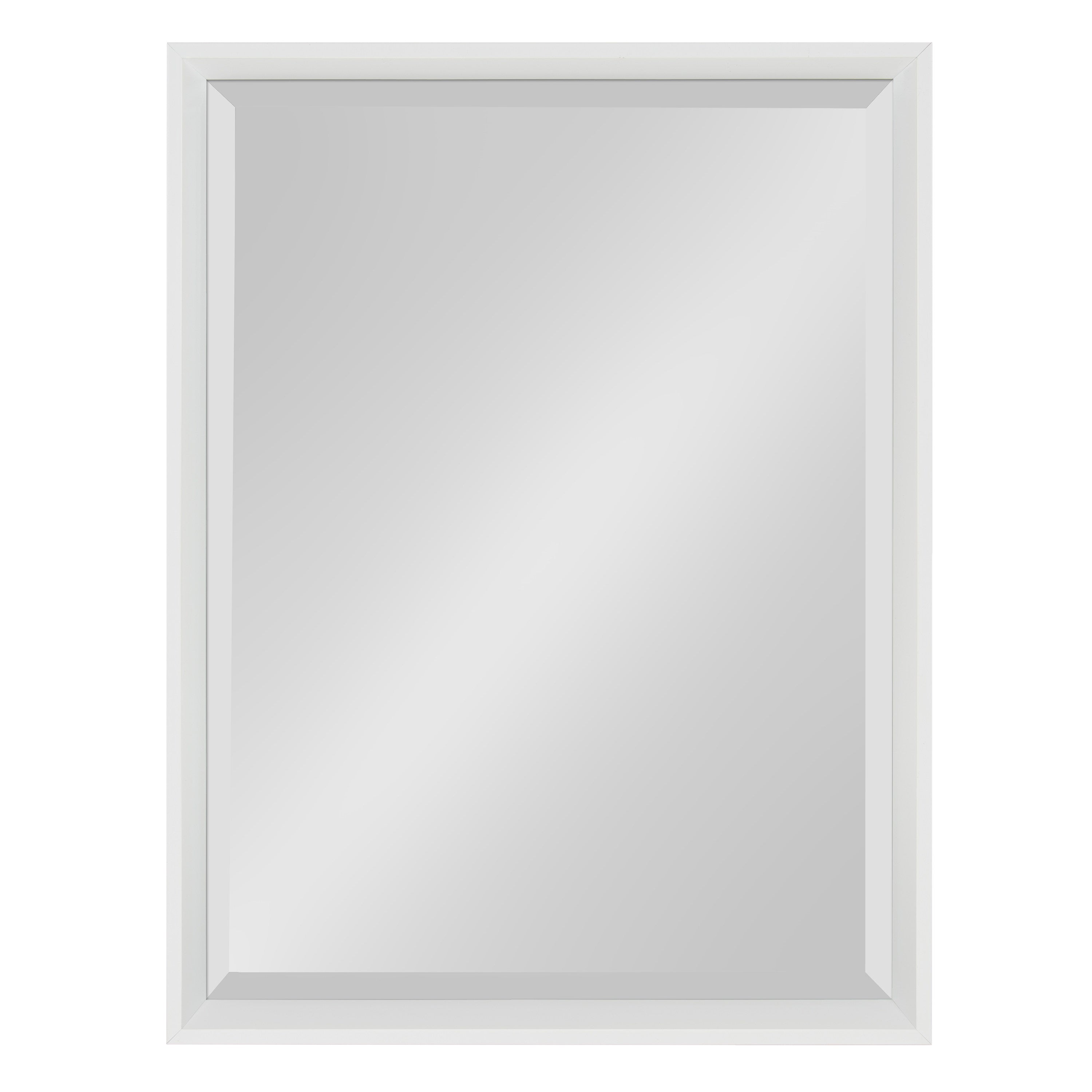 Decorative Wall Mirror White 19.5x25.5 2