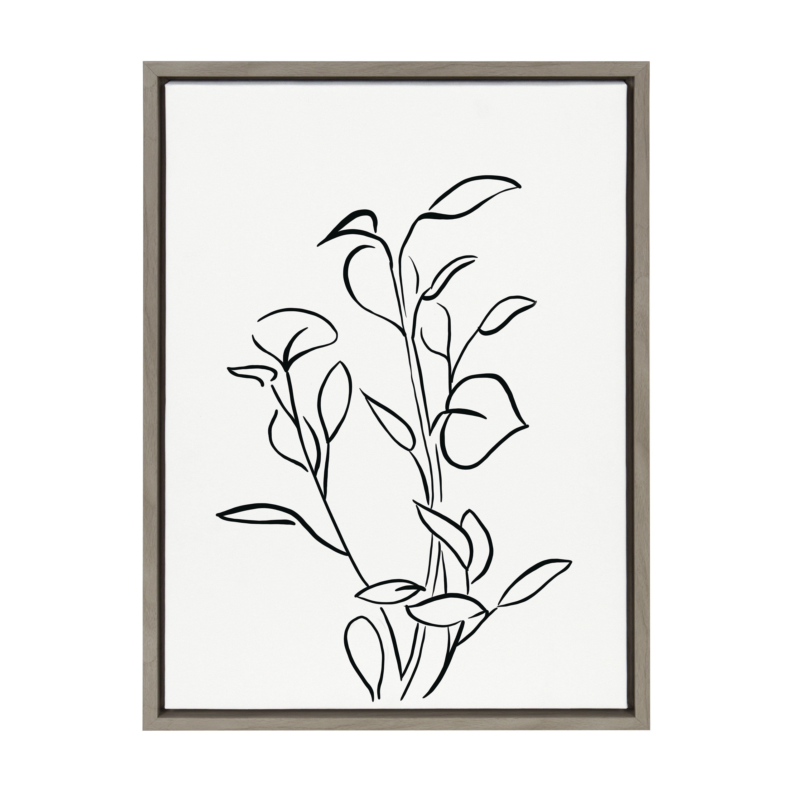 Framed Canvas Sylvie Graywash 18x24 1