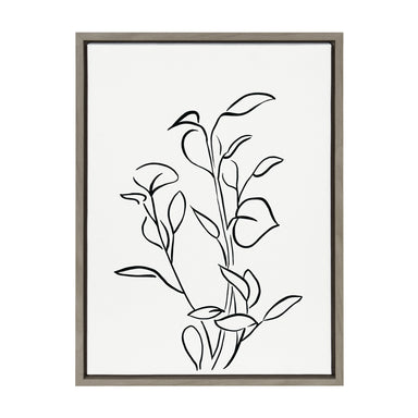 Framed Canvas Sylvie Graywash 18x24 1