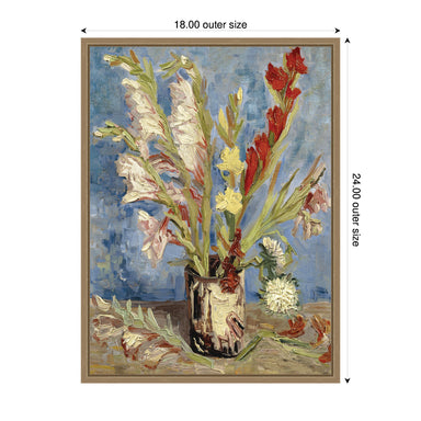 Framed Canvas 18x24 Sylvie Dark Gold 2