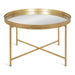 Coffee Table Gold 28.25x28.25x19 3