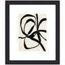 Framed Art Black Twist 1 by Alicia Bock