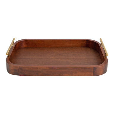 Single Tray Walnut Brown 10x18 2