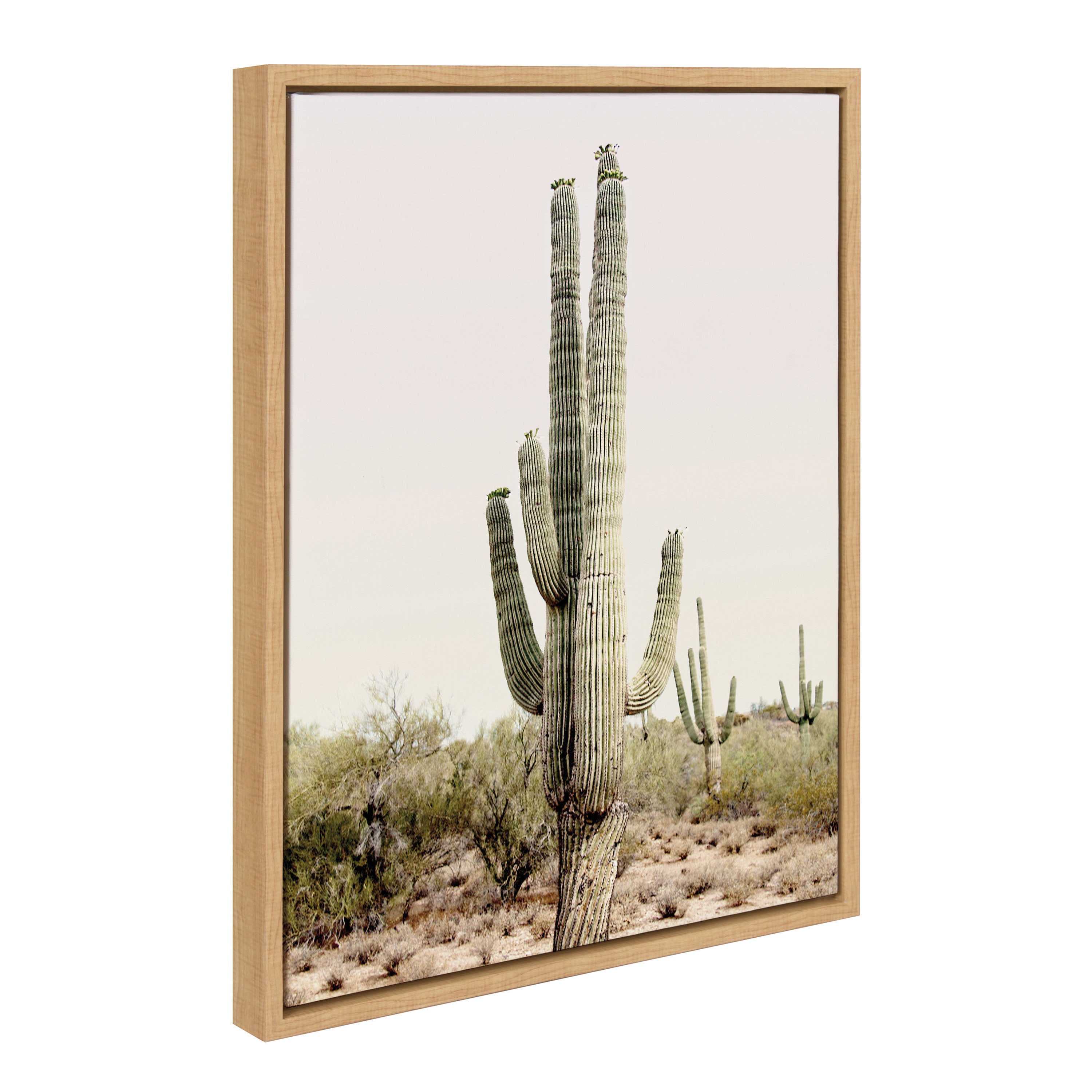 Framed Canvas Sylvie Natural 18x24 1