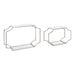Accent Shelf Silver 2 Piece 18 inch 1