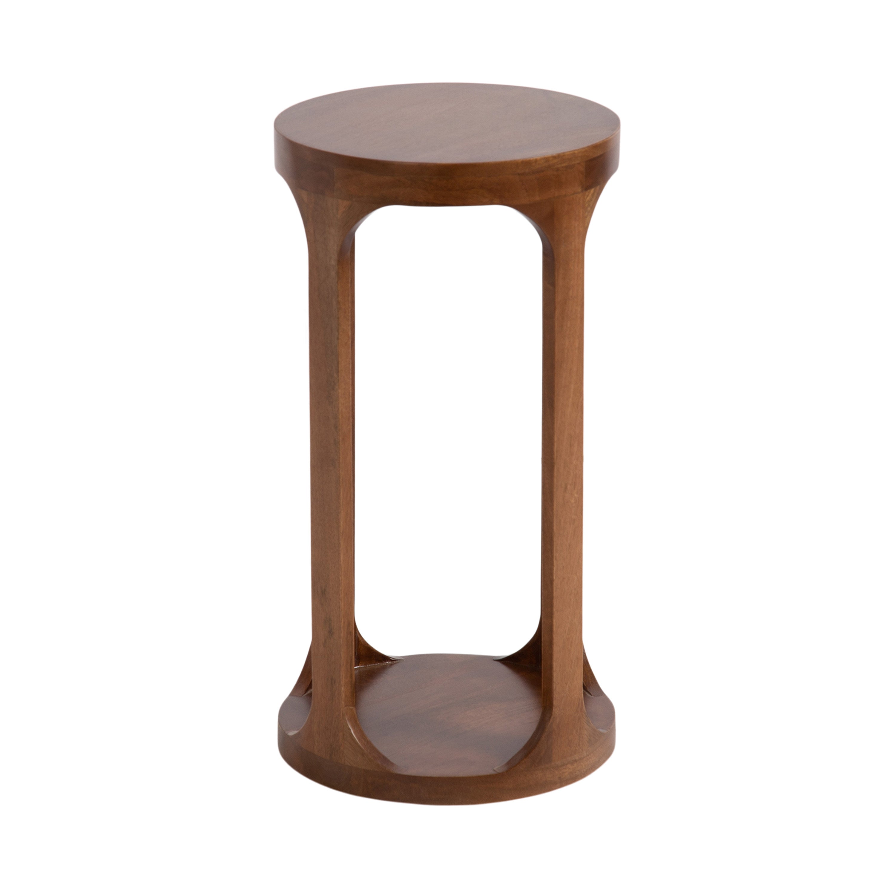 Drink Table Walnut Brown 12x12x23 5