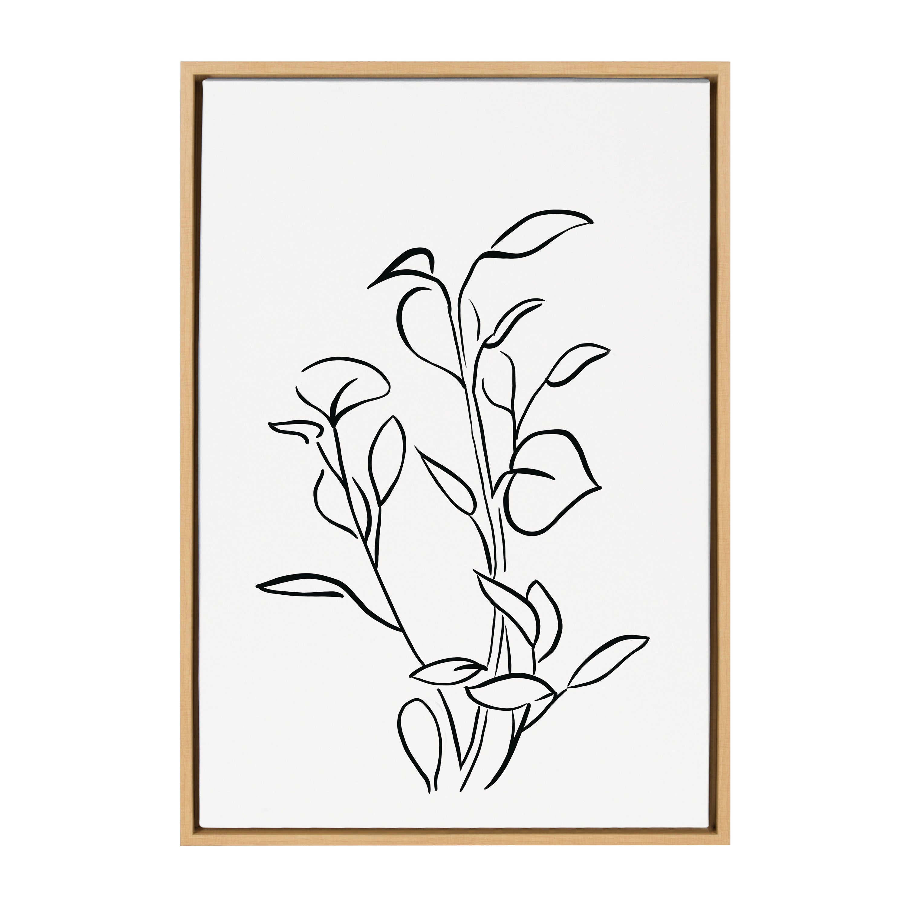 Framed Canvas Sylvie Natural 23x33 1