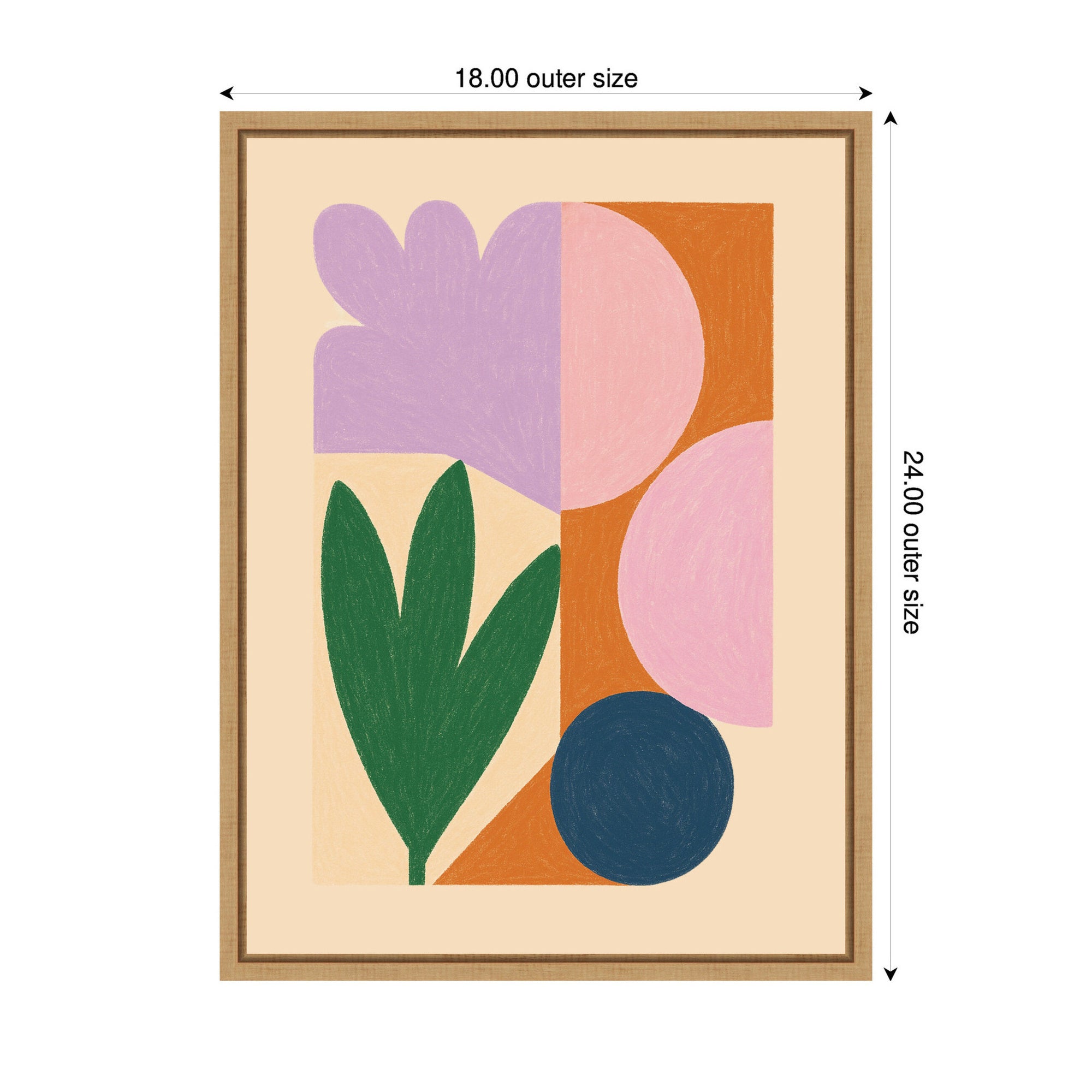 Flowers by Laura Moss Framed Canvas Wall Art Print