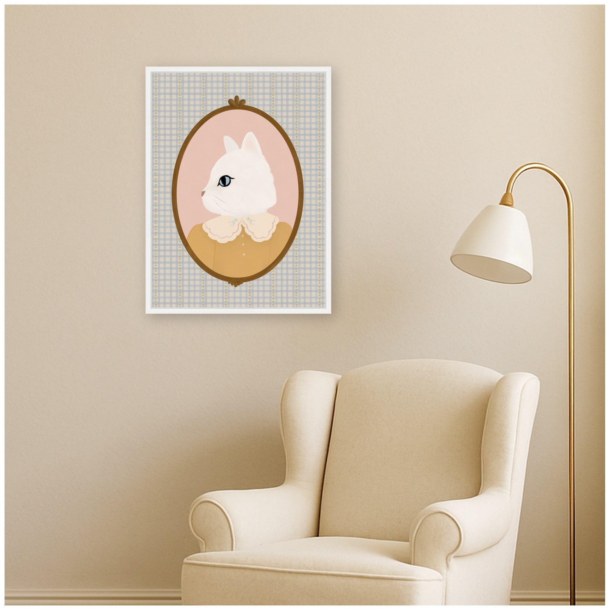 Framed Canvas 18x24 Sylvie White 6