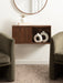 Cabinet Walnut Brown 30x10x14 7