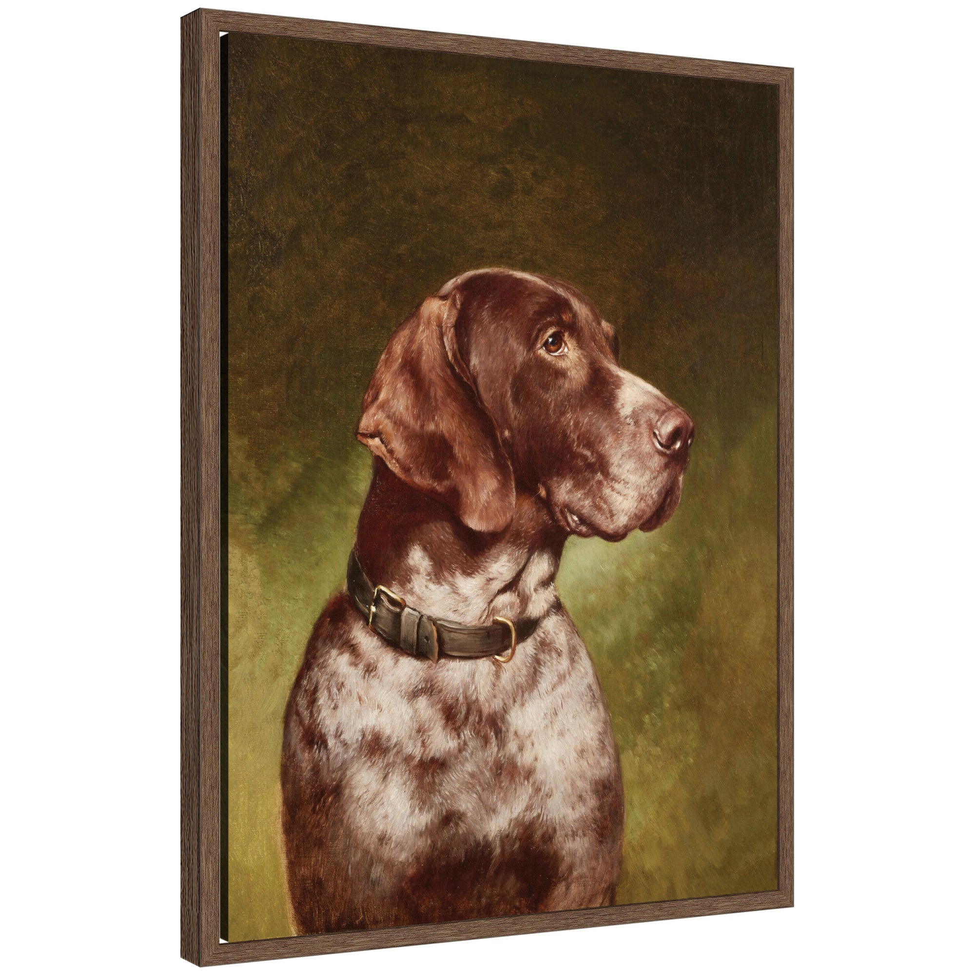 Framed Canvas 18x24 Sylvie Walnut 1