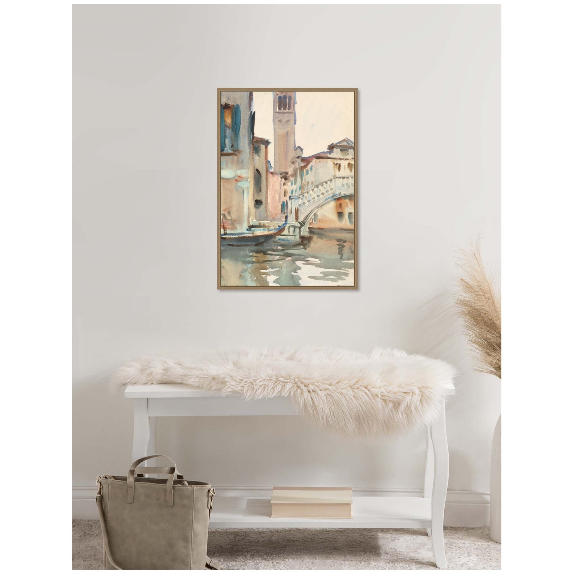 Framed Canvas 23 x 33 Sylvie Dark Gold 5