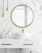 Round Mirror Gold 25.6" Diameter 7