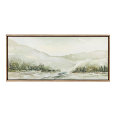 Framed Canvas 18x40 Sylvie Dark Gold 2