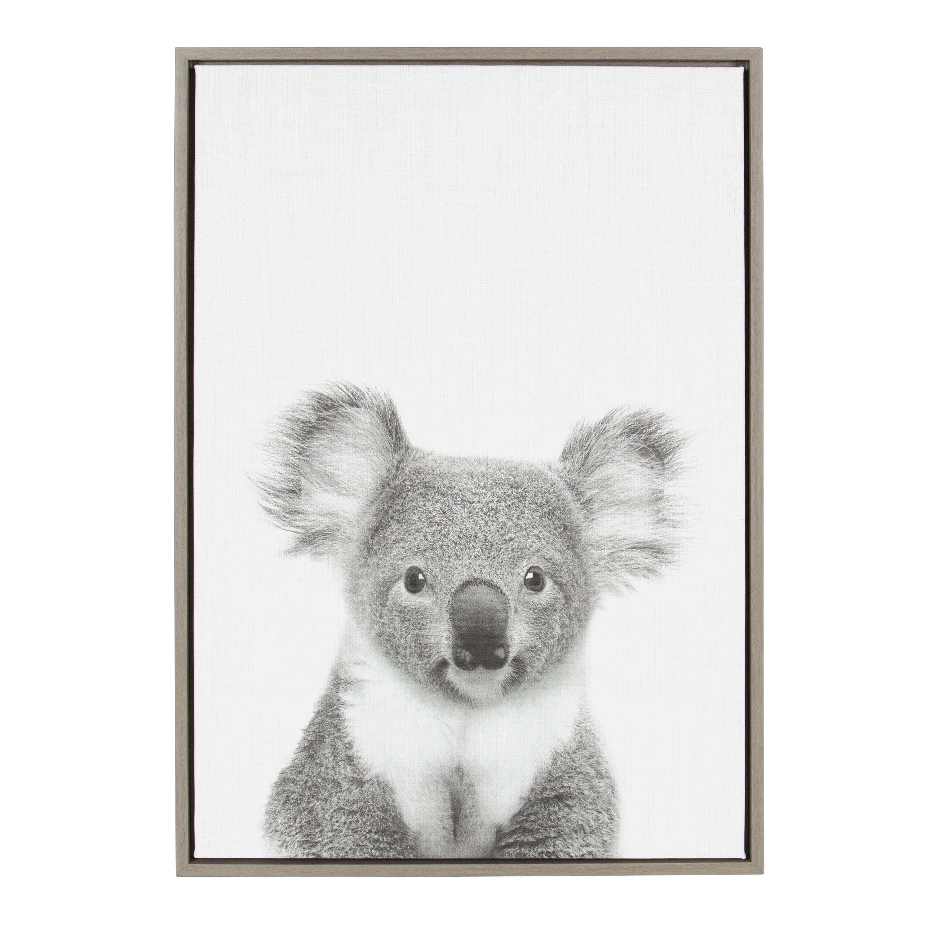 Framed Canvas 23x33 Sylvie Graywash 1