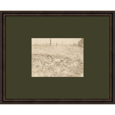 Framed Art 22x18 Dark Bronze Scoop 1