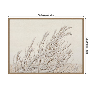 Framed Canvas Sylvie Dark Gold 38x28 2