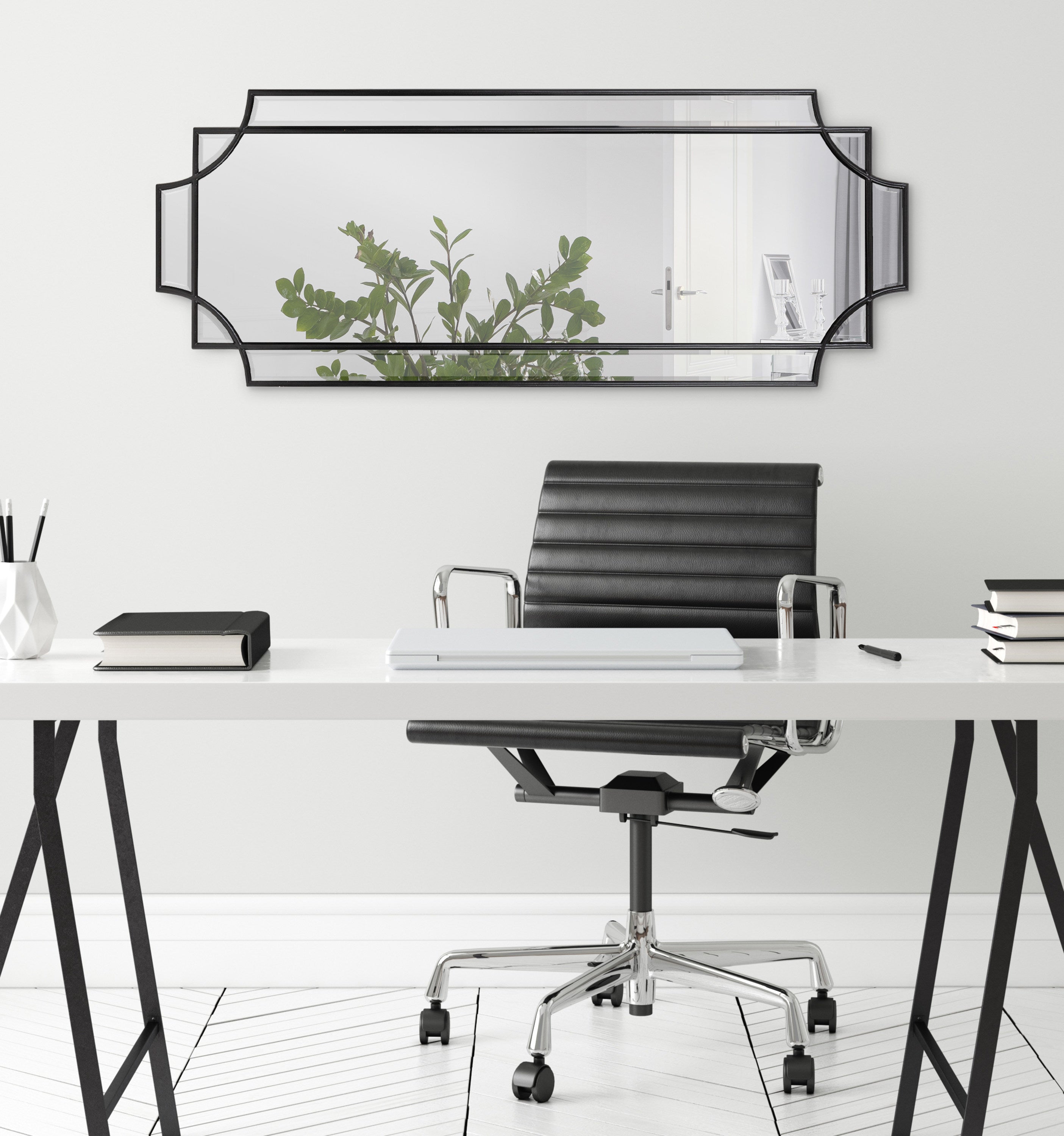 Full Length Mirror 16x42 Black 6