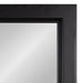 Windowpane Mirror Black 24x36 3
