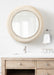 Round Mirror White 26x26 6