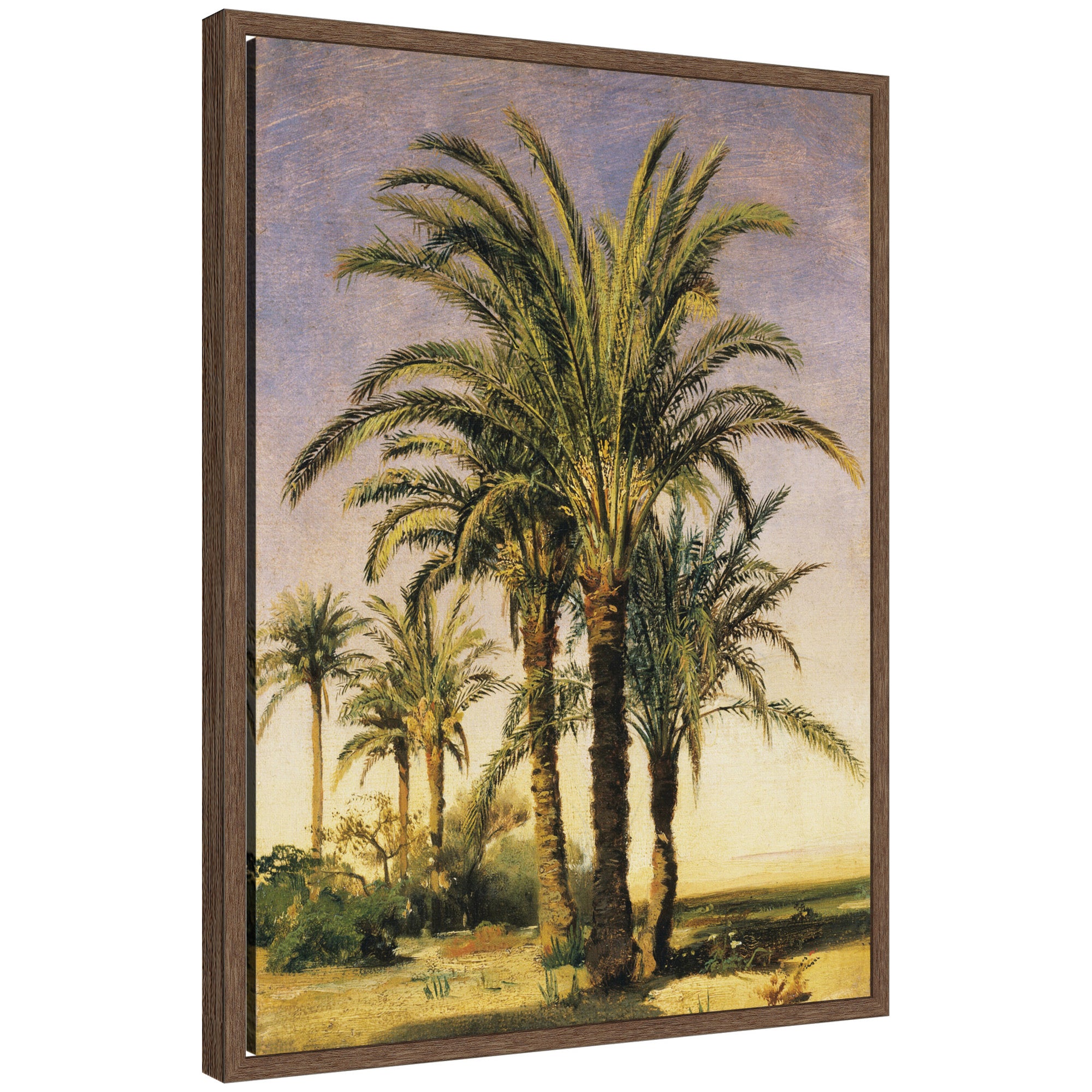 Framed Canvas 18x24 Sylvie Walnut 1