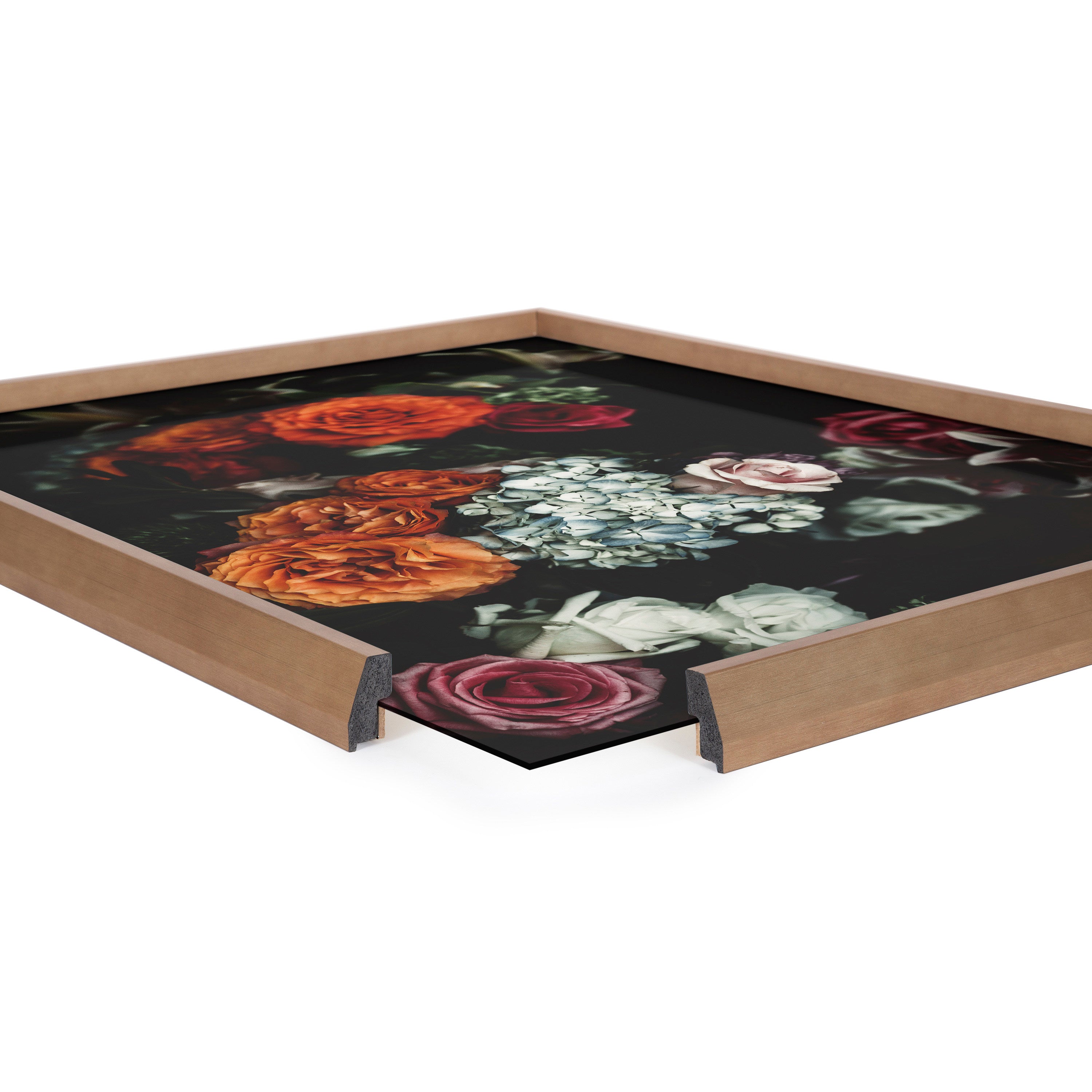 Blake Abundance Framed Printed Glass by Alicia Abla