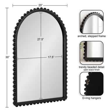 Arch Mirror Black 20x30 2