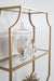 Accent Shelf Gold 18x24 7