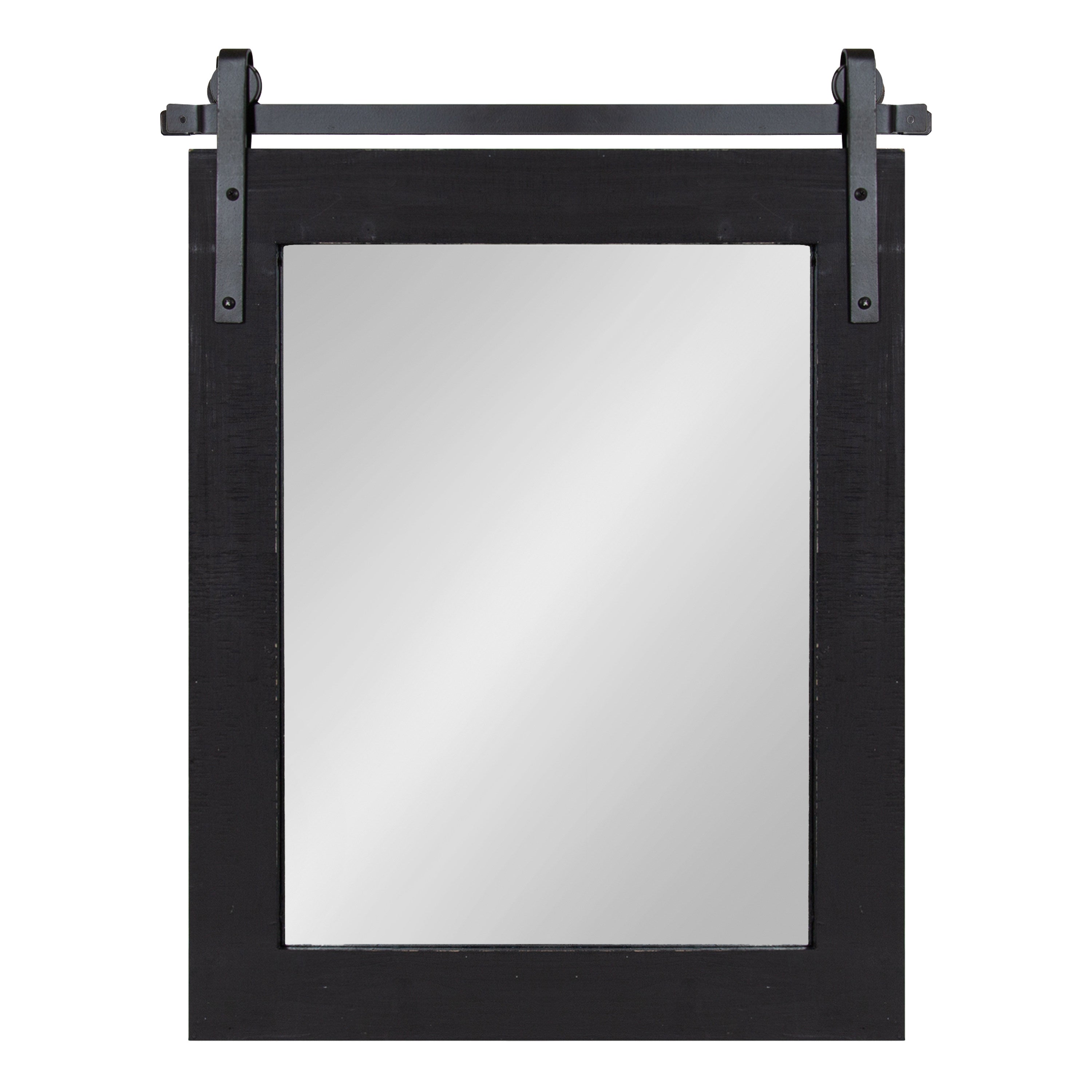 Rectangle Mirror Black 22x30 2