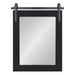 Rectangle Mirror Black 22x30 2