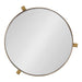Drink Table Mirror Gold 9x9x23 4