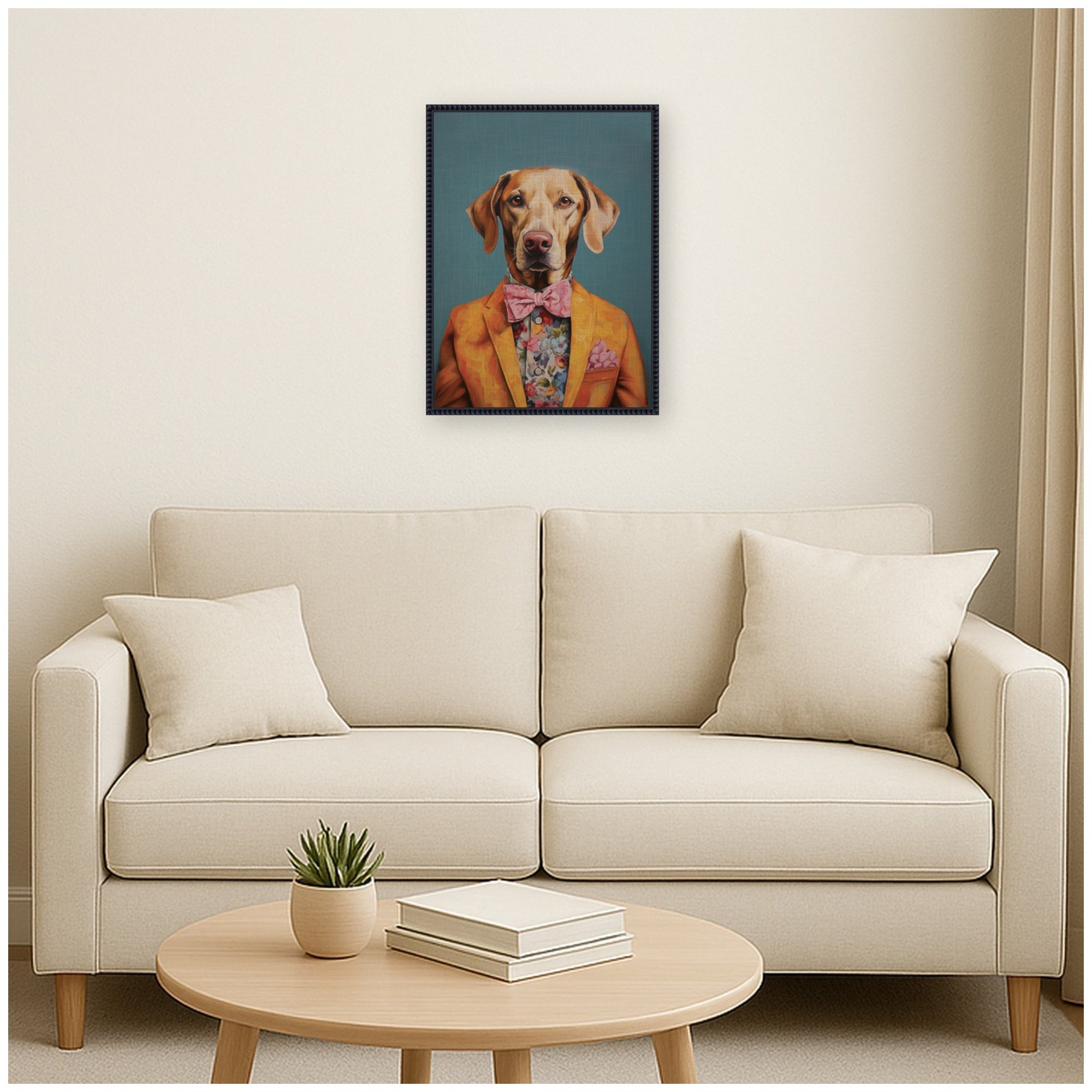 Framed Canvas 18x24 Sylvie Beaded Black 5