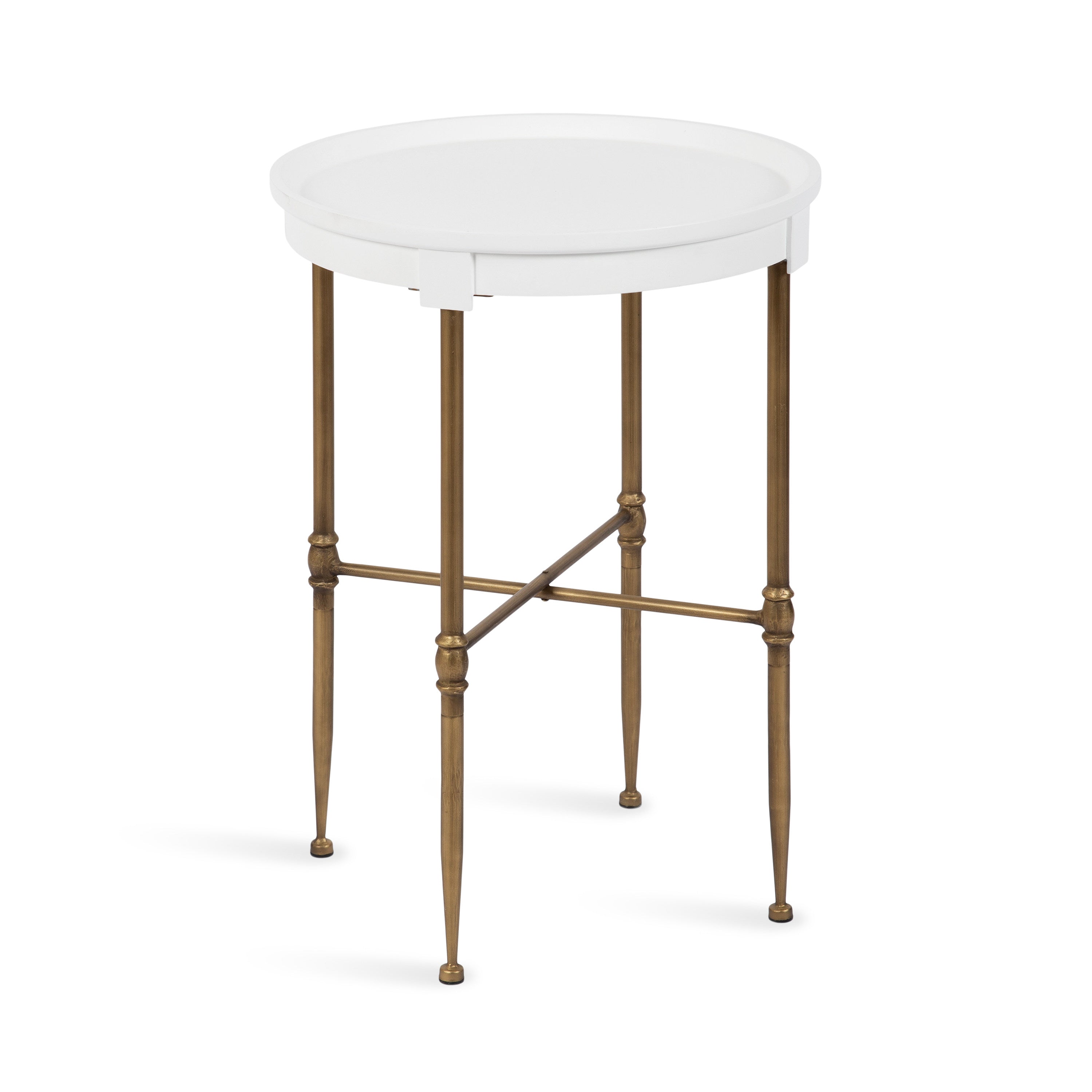 Side Table White 19x19x26 1