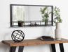 Functional Mirror Black 18x40 5