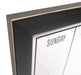 Weekly Calendar Black 13x26 5