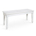 Bench White 42x14x19 1