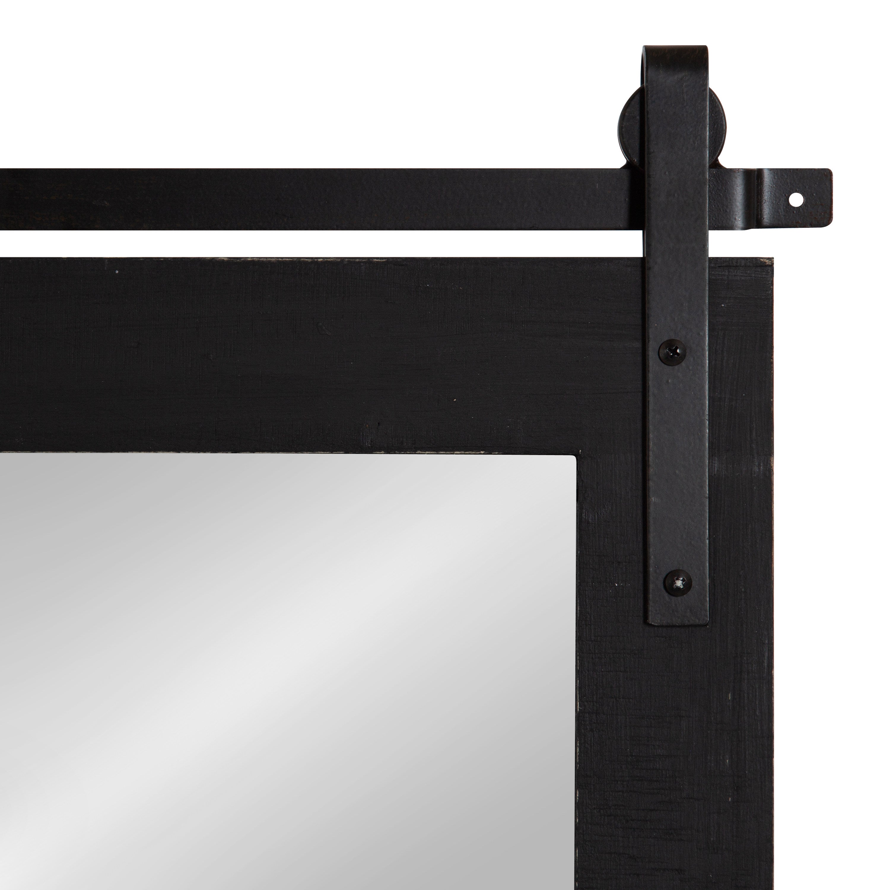 Rectangle Mirror Black 18x26 3