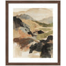 Framed Art Tonal Mountains II by Amy Lighthall