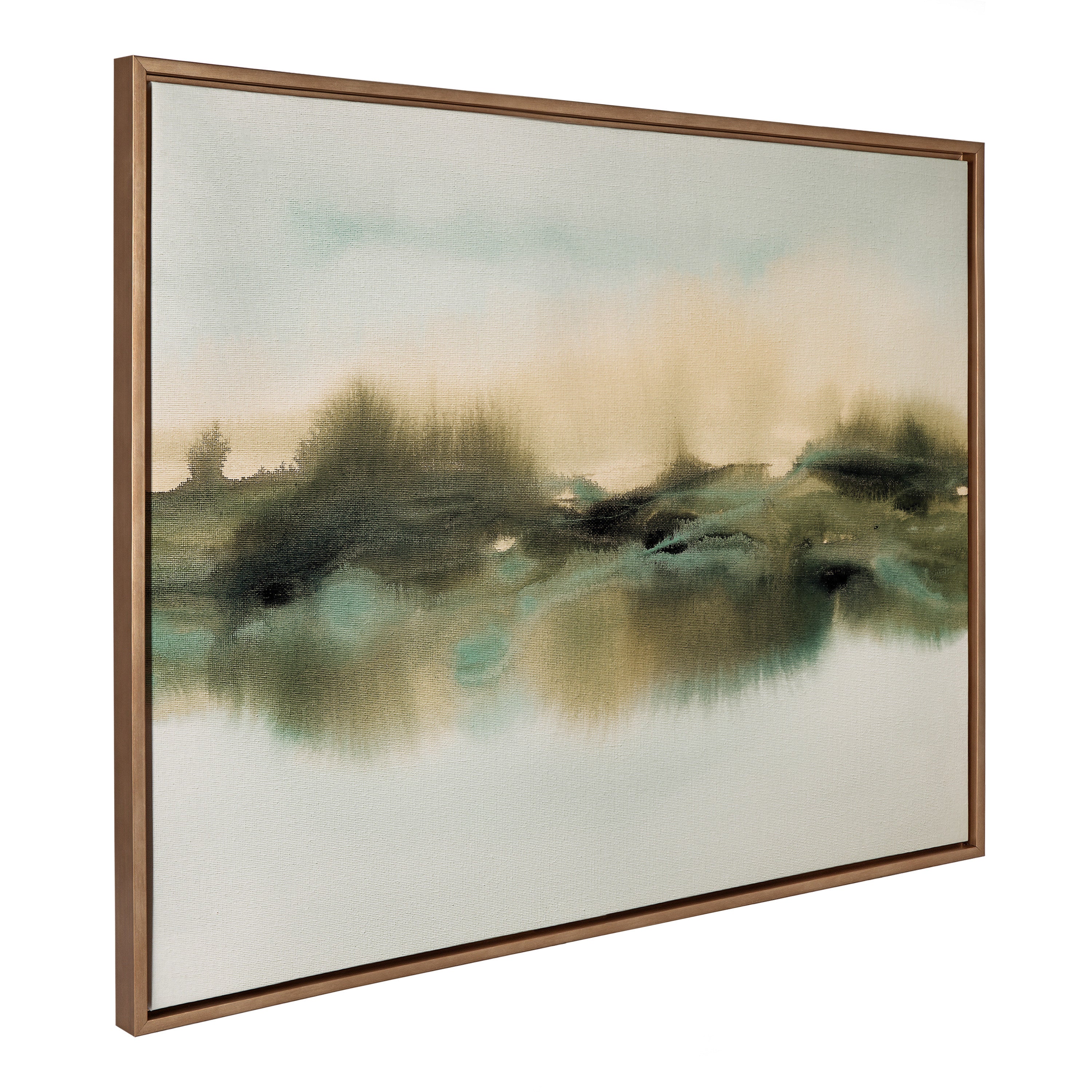 Framed Canvas 28x38 Sylvie Dark Gold 1