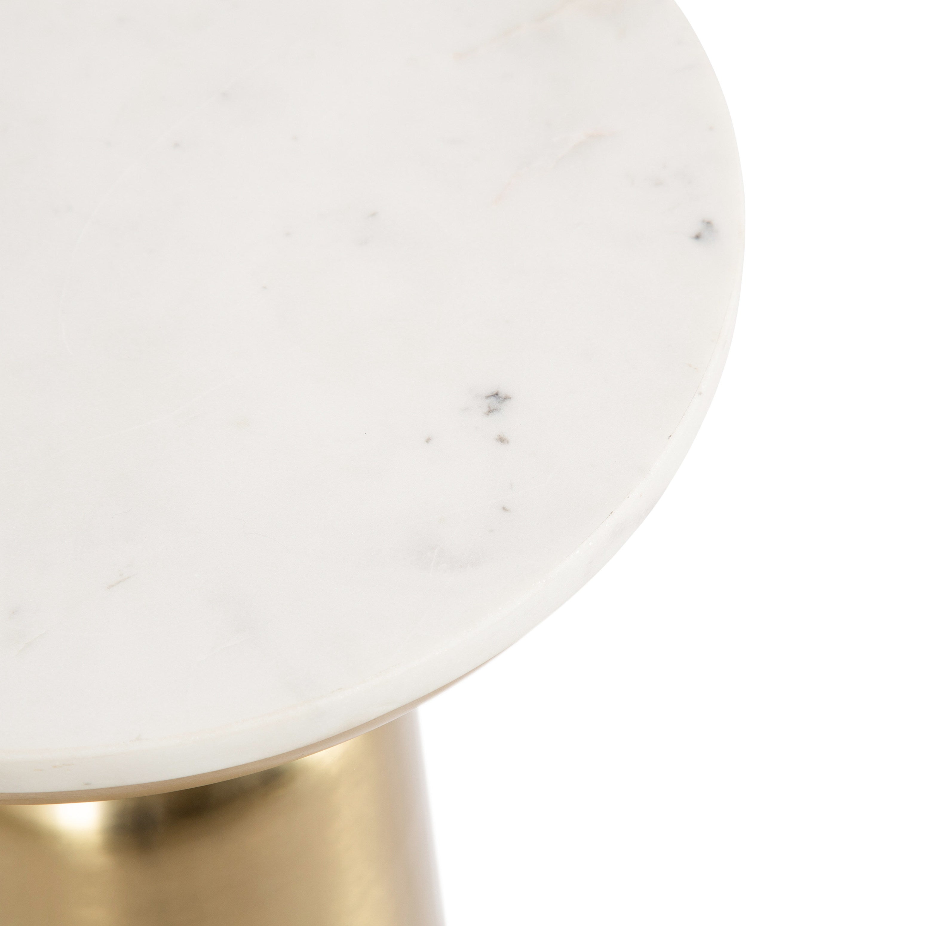 Drink Table White Gold 10x10x22 3