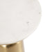 Drink Table White Gold 10x10x22 3