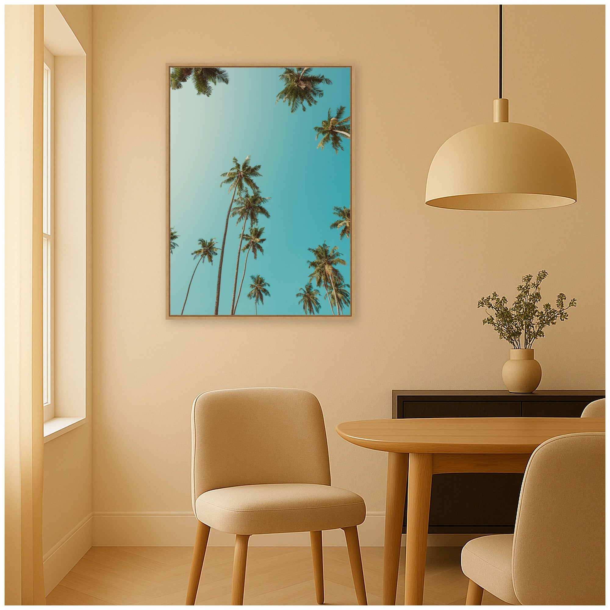 Framed Canvas 28x38 Sylvie Natural 7