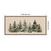 Framed Canvas Sylvie Walnut 40x18 2
