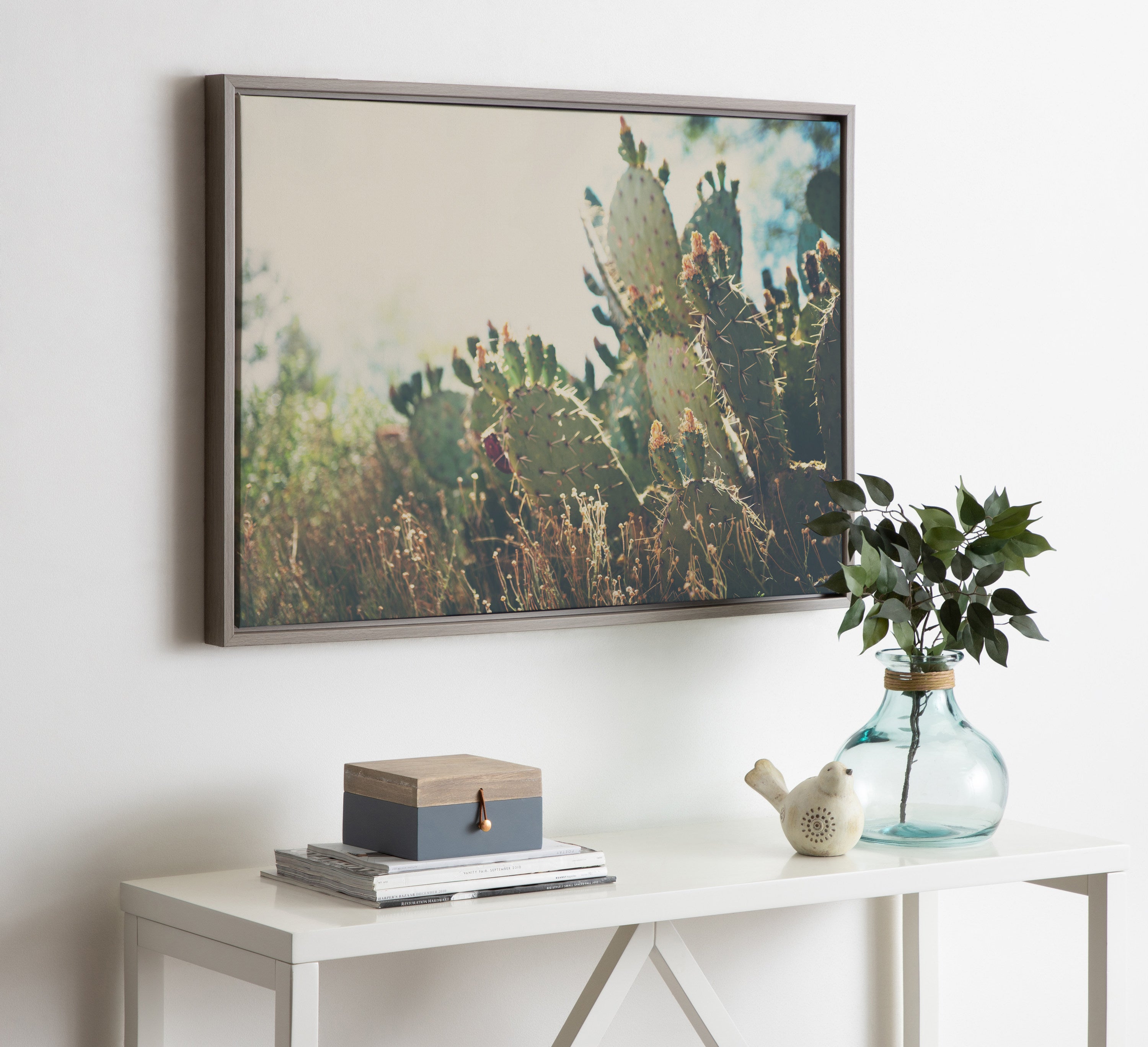 Framed Canvas Sylvie Graywash 23x33 5
