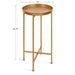 Tea Table Gold 14x14x26 2