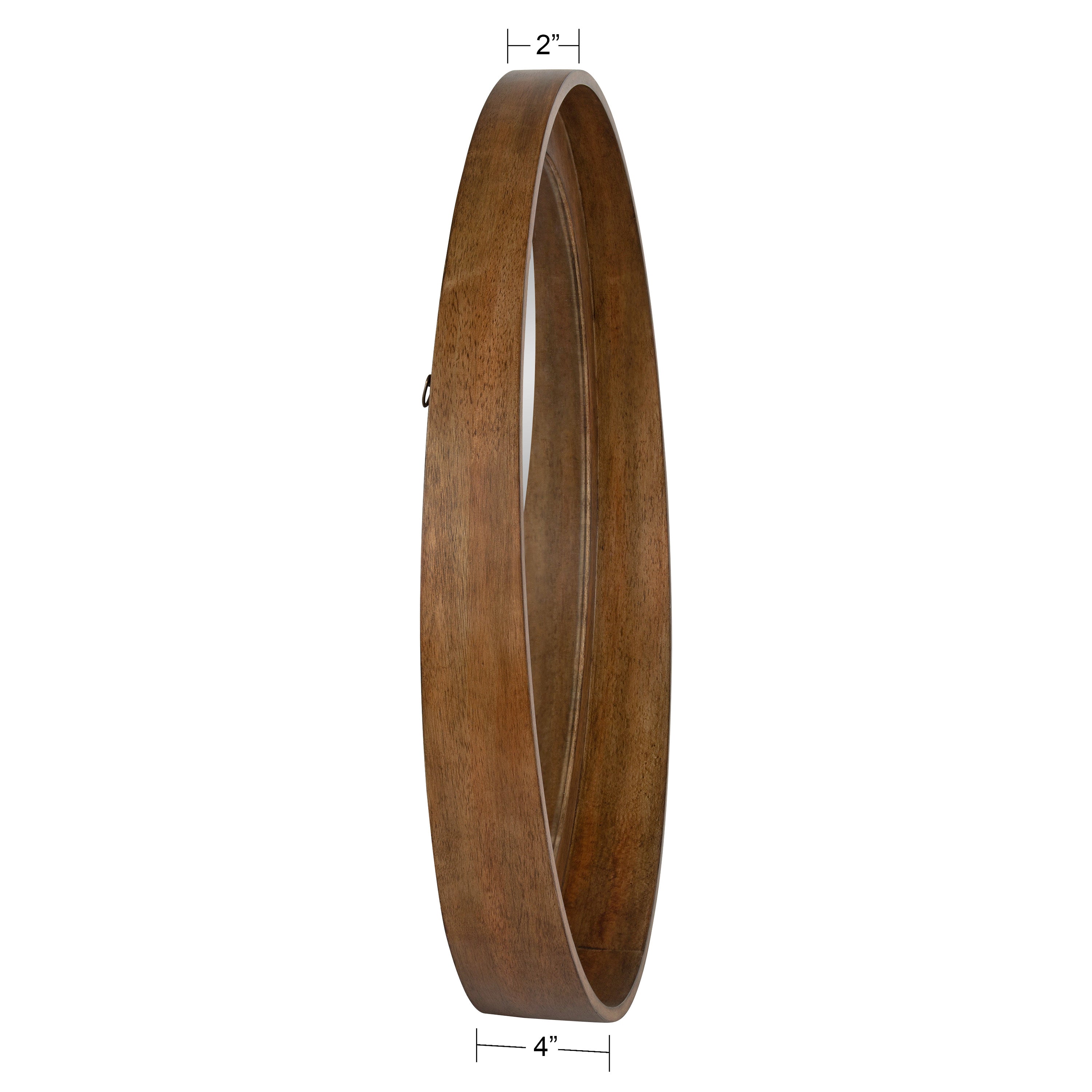 Basking Wall Mirror with Shelf