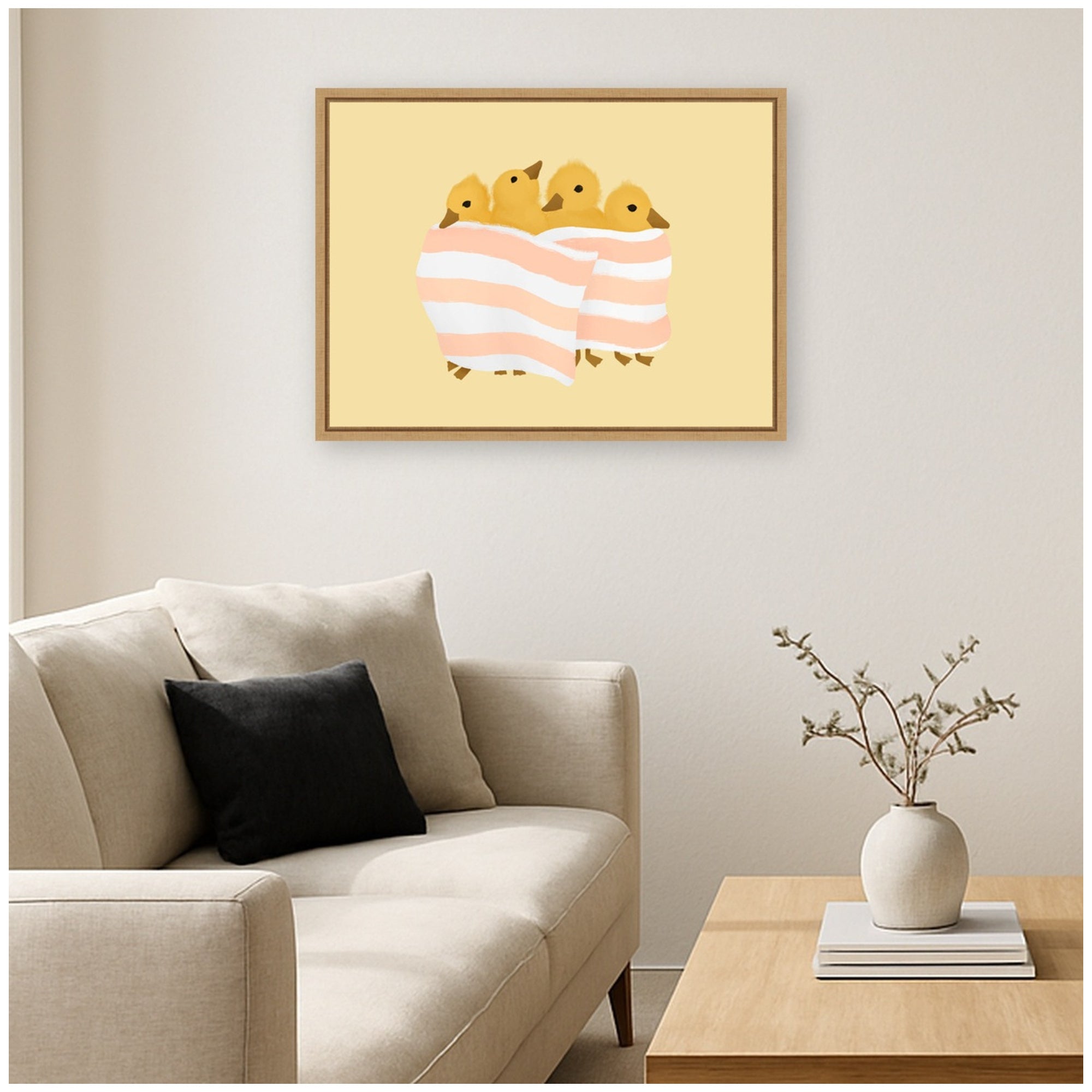 Framed Canvas 24x18 Sylvie Natural 7