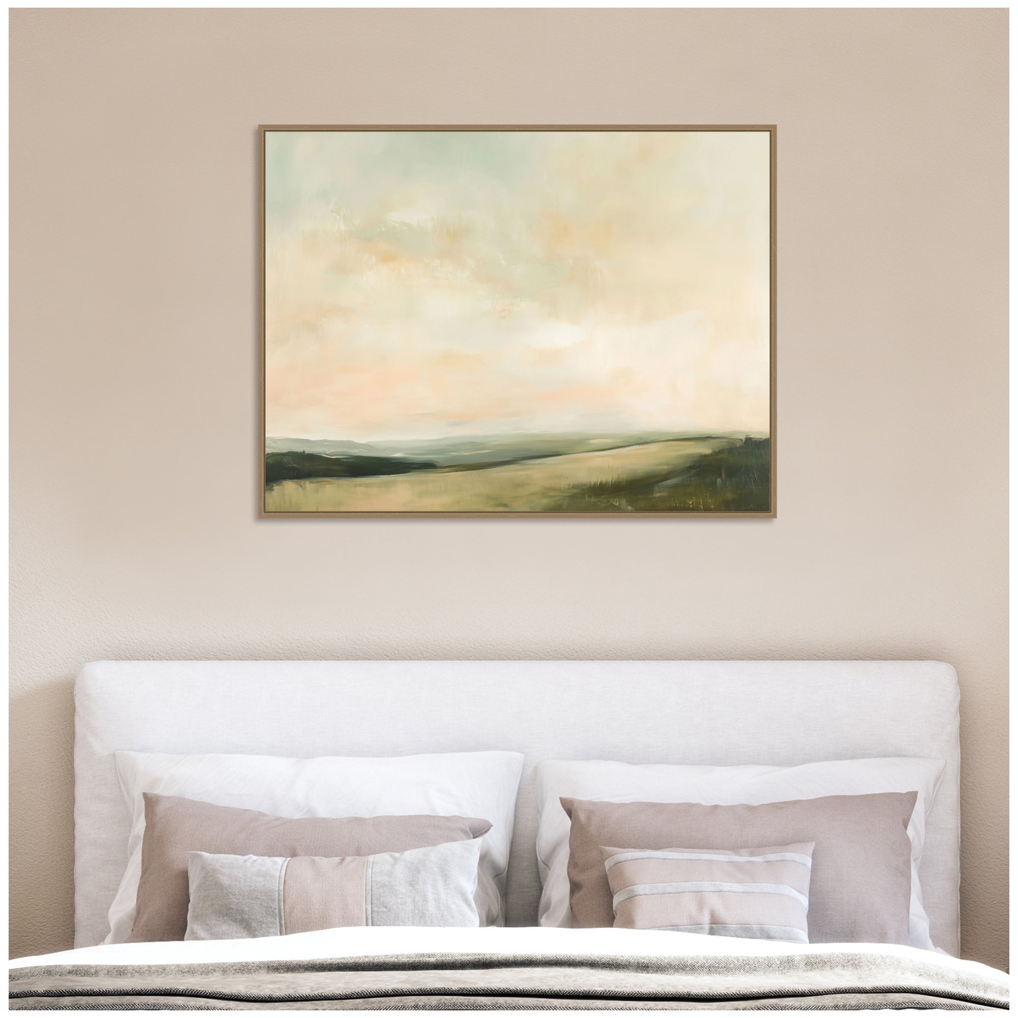 Framed Canvas 42x32 Sylvie Dark Gold 5
