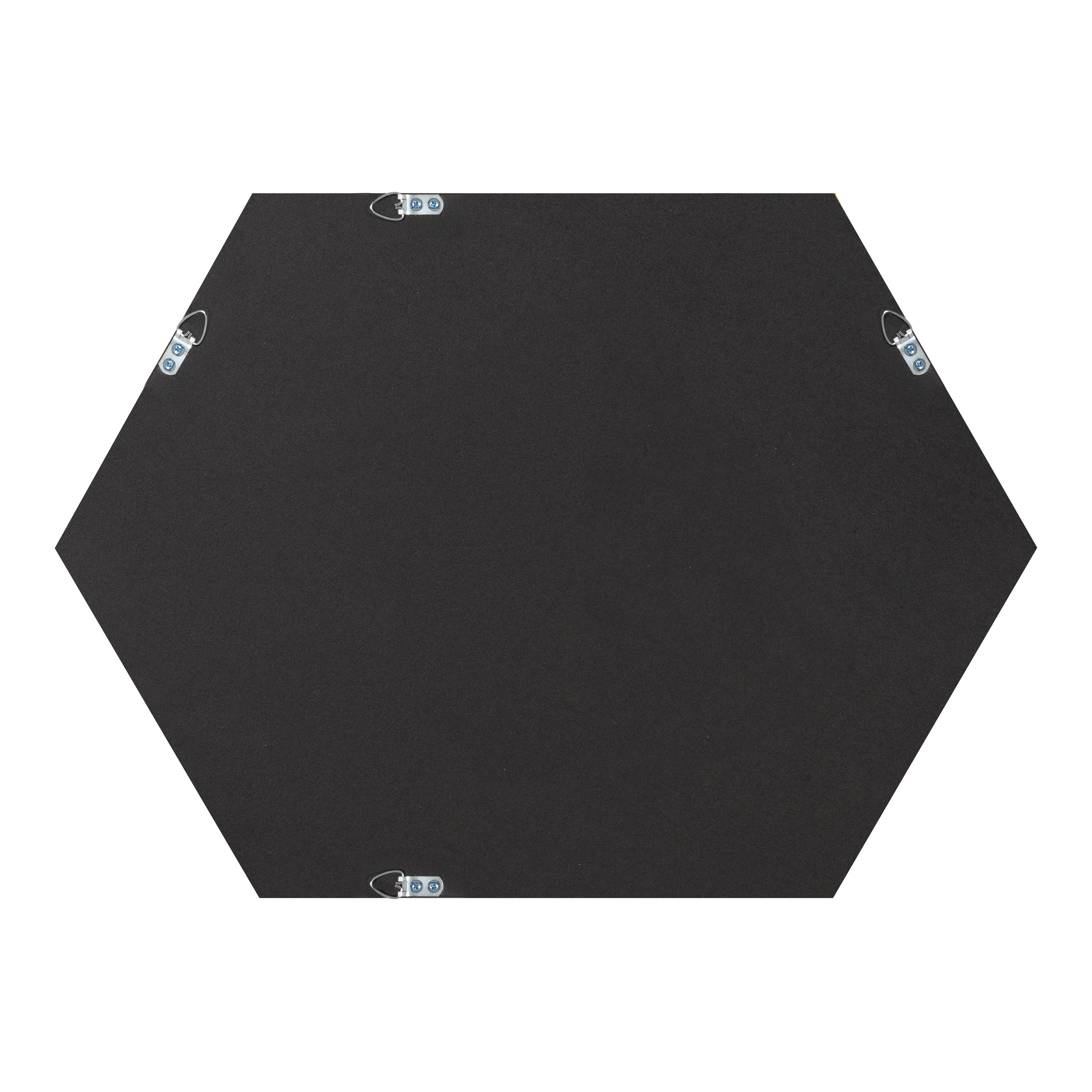 Laverty Framed Hexagon Wall Mirror